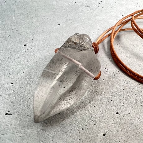 【カイラス産】天然ヒマラヤ水晶ペンダントトップ/Kailash Himalayan Quartz Pendant Top