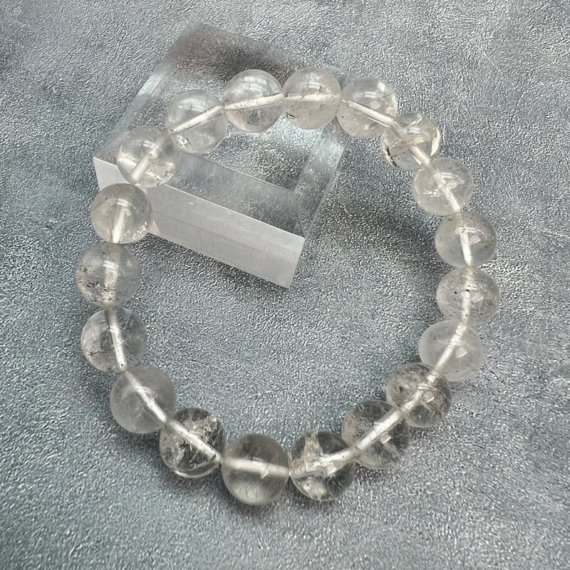 ガネッシュヒマール産】天然ヒマラヤ水晶ブレスレット10mm内径