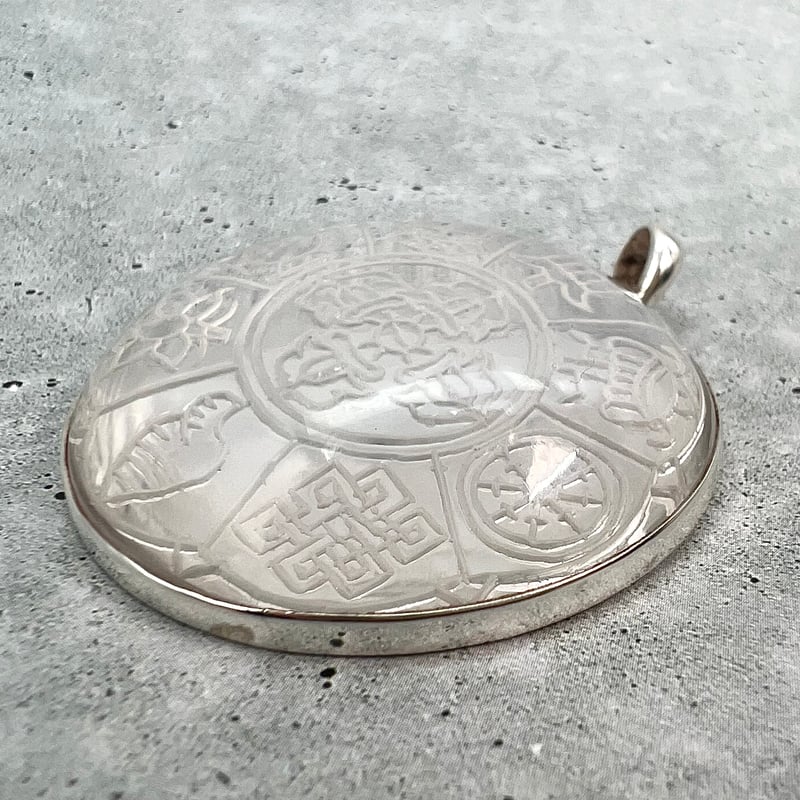 ガネッシュヒマール産】天然ヒマラヤ水晶アスタマンガルS/V