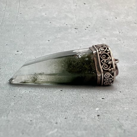 【ガネッシュヒマール産】天然ヒマラヤ水晶 シルバー925ペンダントトップ/Ganesh Himal Himalayan Quartz S/V925 Pendant Top