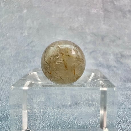【ガネッシュヒマール産】アクチノライトイン天然ヒマラヤ水晶ビーズ⑧/Ganesh Himal Actinolite in Himalayan Quartz beads