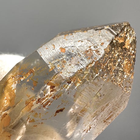 【ガネッシュヒマール産】リモナイトイン天然ヒマラヤ水晶/Ganesh Himal Limonite in Himalayan Quartz