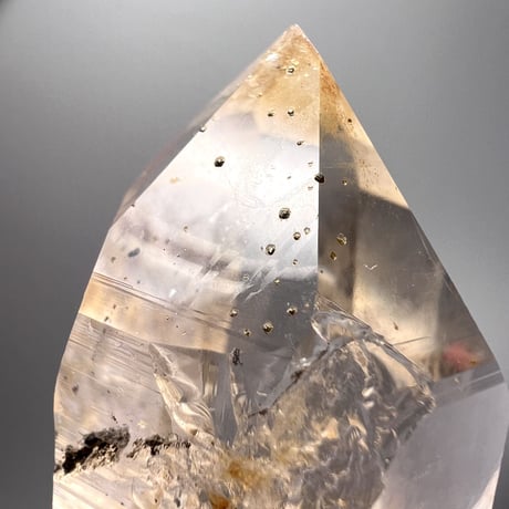 ハイクオリティー【ガネッシュヒマール産】リモナイトイン天然ヒマラヤ水晶/High Quality Ganesh Himal Limonite in Himalayan Quartz