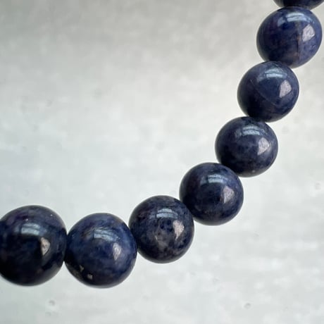 【天然サファイア】ブレスレット(6.8mm/内径17cm)/Sapphire Bracelet