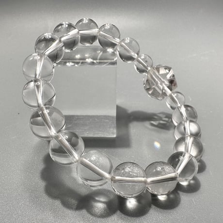 【ガネッシュヒマール産】天然ヒマラヤ水晶デザインブレスレット 内径15/GaneshHimal Design Bracelet