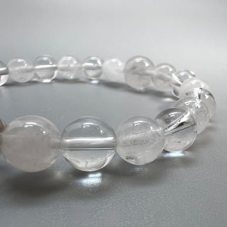【デザインブレスレット】天然ヒマラヤ水晶デザインブレスレット/Himalayan Quartz Design Bracelet