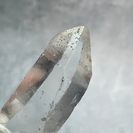 【ガネッシュヒマール産】天然ヒマラヤ水晶ペンダント(ポリッシュ面あり) GaneshHimal Natural Himalayan Quartz Pendant
