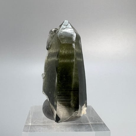 【ガネッシュヒマール産】クローライトイン天然ヒマラヤ水晶ポイント/Ganesh Himal Chlorite in Himalayan Quartz Mini Point