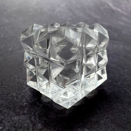 ②/Manihar Himalayan Quartz "Pyramid Cube"