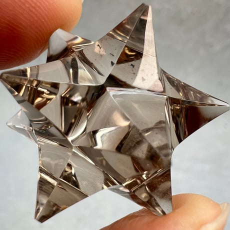 【ガウリシャンカール産】天然ヒマラヤスモーキークォーツ アステロイド⑤/Gaurishankar HimalayanSmoky Quartz "Asteroid"Super Markaba Star