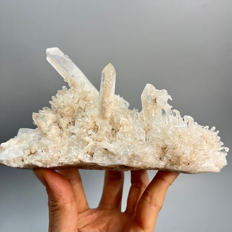 【マカルー産】天然ヒマラヤ水晶クラスター/Makalu Himalayan Quartz Cluster