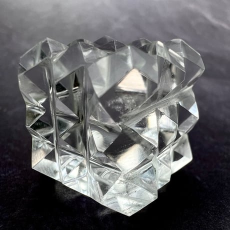 【マニハール産】 天然ヒマラヤ水晶"ピラミッドキューブ"⑦/Manihar Himalayan Quartz "Pyramid Cube"