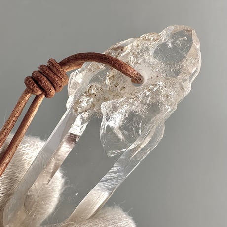 【ガネッシュヒマール産】天然ヒマラヤ水晶ペンダント/GaneshHimal Natural Pendant
