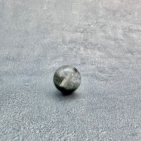 【ガネッシュヒマール産】アクチノライトイン天然ヒマラヤ水晶ビーズ⑨/Ganesh Himal Actinolite in Himalayan Quartz beads