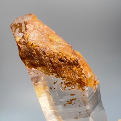 【ガネッシュヒマール産】リモナイトイン天然ヒマラヤ水晶"ポイント"/Ganesh Himal Himalayan Quartz"Point"