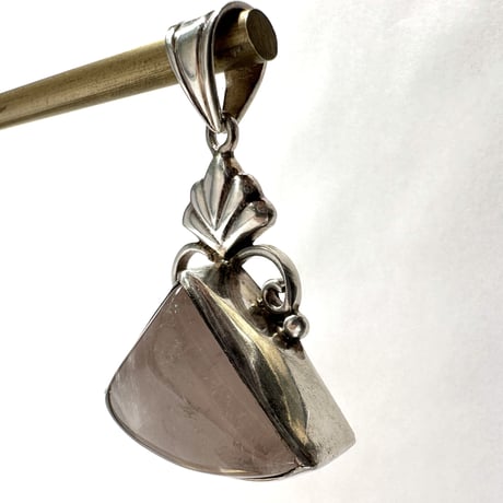 ブラジル産ローズクォーツペンダントトップ (シルバー925)/Rosequartz Pendant Top