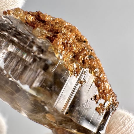 【ガネッシュヒマール産】リモナイトイン天然ヒマラヤ水晶  Ganesh Himal Limonite in Himalayan Quartz