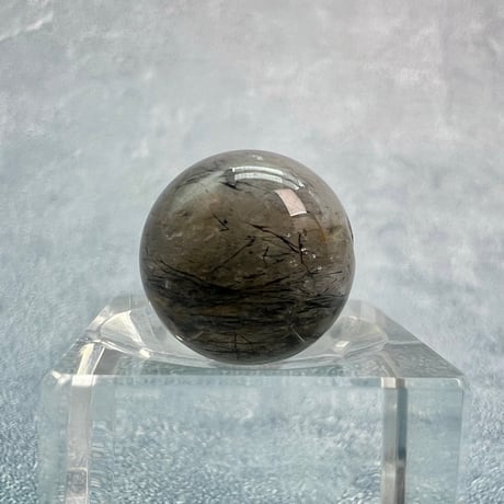 【ガネッシュヒマール産】アクチノライトイン天然ヒマラヤ水晶ビーズ③/Ganesh Himal Actinolite in Himalayan Quartz beads