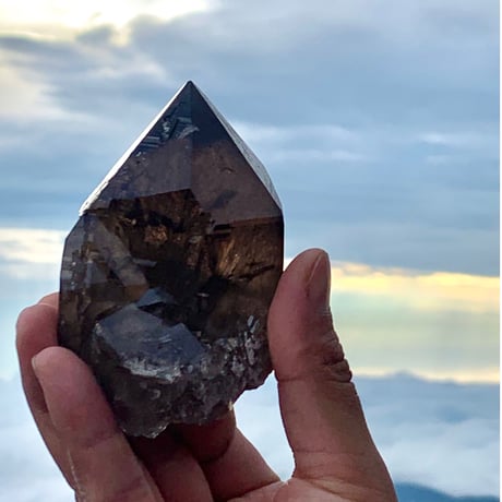 Mt.Fuji浄化🗻 ガウリシャンカール産ヒマラヤスモーキークォーツ/Gaurishankar Himalayan Smoky Quartz