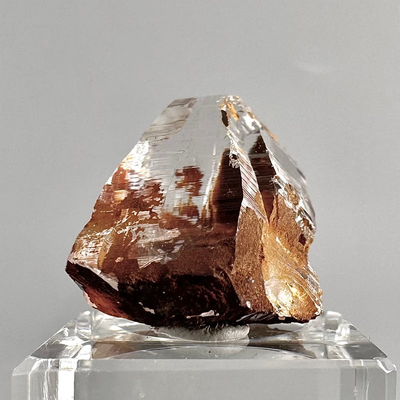 ガネッシュヒマール産リモナイトインヒマラヤ水晶 ミニポイント 