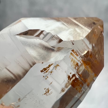 ハイクオリティ【ガネッシュヒマール産】リモナイトイン天然ヒマラヤ水晶/Ganesh Himal Limonite in Himalayan Quartz