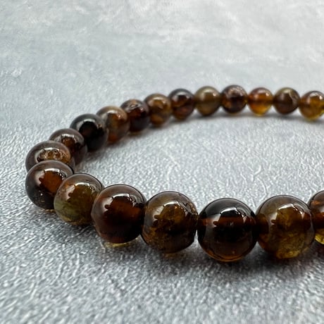 ネパール産🇳🇵ヒマラヤドラバイトトルマリン ブレスレット6mm内径14/Nepal Himalayan dravite tourmaline Bracelet