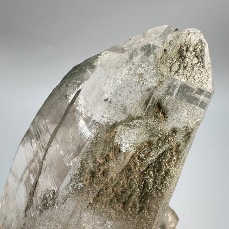 大特価【ガネッシュヒマール産】クローライトイン天然ヒマラヤ水晶/Ganesh Himal Chlorite in Himalayan Quartz