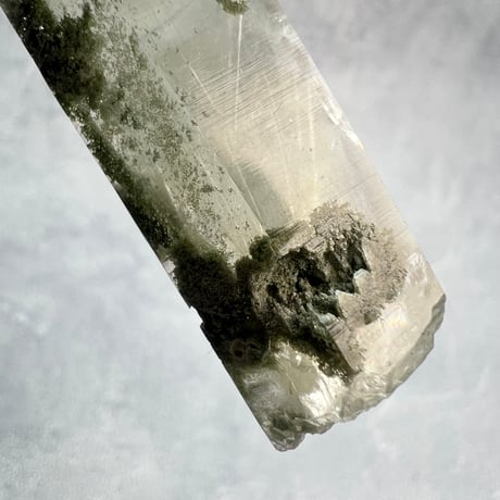 【ガネッシュヒマール産】クローライトイン天然ヒマラヤ水晶/Ganesh Himal Chlorite in Himalayan Quartz