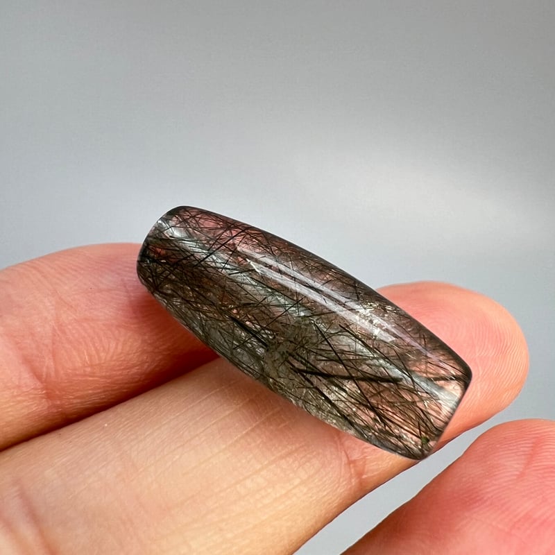 ガネッシュヒマール産】アクチノライトイン天然ヒマラヤ水晶 樽型