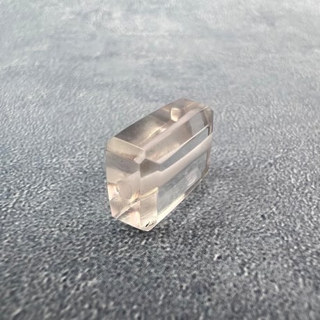 【ガウリシャンカール産】天然ヒマラヤスモーキークォーツ"手磨き加工"スクエアビーズ⑤/Gaurishankar Himalayan Smoky Quartz Square Beads