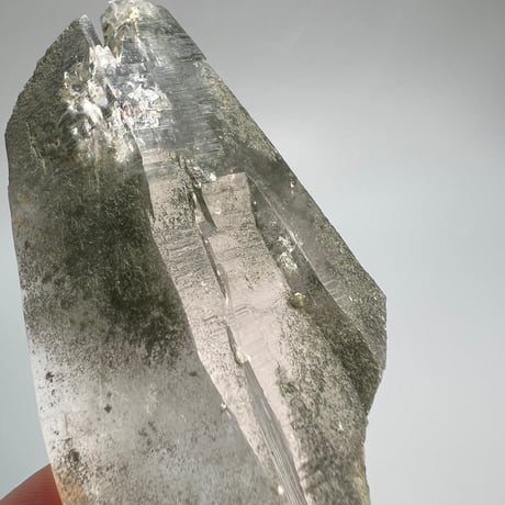 大特価【ガネッシュヒマール産】クローライトイン天然ヒマラヤ水晶❷/Ganesh Himal Chlorite in Himalayan Quartz