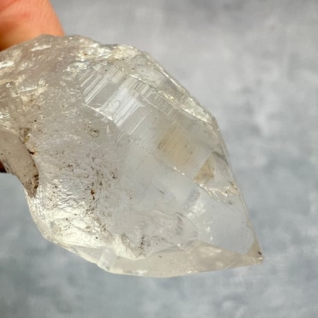 【カイラス産】天然ヒマラヤ水晶革紐付きペンダント⑦/Kailash Himalayan Quartz Pendant