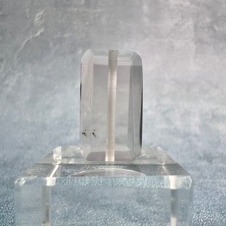 【ガウリシャンカール産】天然ヒマラヤスモーキークォーツ"手磨き加工"スクエアビーズ①/Gaurishankar Himalayan Smoky Quartz Square Beads