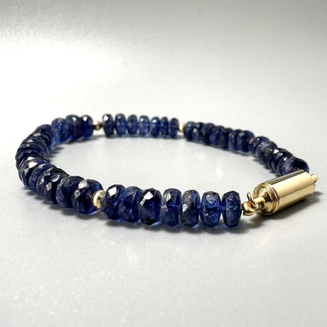 ネパール産ヒマラヤカイヤナイト ブレスレット1⃣ NEPAL Himalayan Kyanite Bracelet