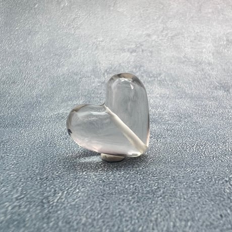 【ガウリシャンカール産】天然ヒマラヤスモーキークォーツ"手磨き加工"ハート型ビーズ②/Gaurishankar Himalayan Smoky Quartz Heart Beads