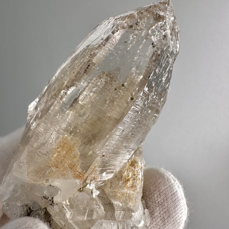 【ガネッシュヒマール産】リモナイトイン天然ヒマラヤ水晶 ポイント"PP"/Ganesh Himal Limonite in Himalayan Quartz Point