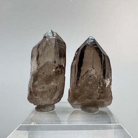 【ガウリシャンカール産】天然ヒマラヤスモーキークォーツポイントセット②/GauriShankar Himalayan Smoky Quartz Point Set