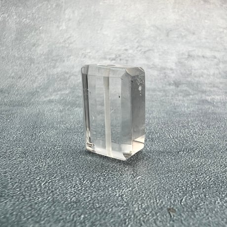 【ガネッシュヒマール産】天然ヒマラヤ水晶"手磨き加工"スクエアビーズ②/Ganesh Himal  Himalayan Quartz Square Beads