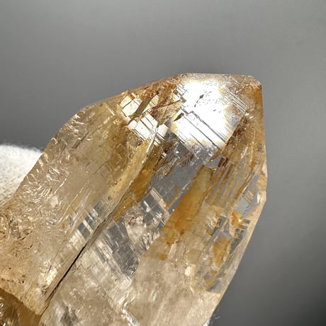 【ガネッシュヒマール産】リモナイトイン天然ヒマラヤ水晶④/Ganesh Himal Limonite in Himalayan Quartz