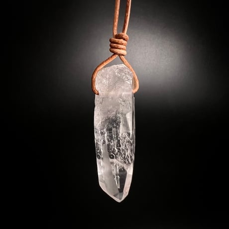 【アンナプルナ産】天然ヒマラヤ水晶ペンダント⑤/Annapurna Himalayan Quartz Pendant