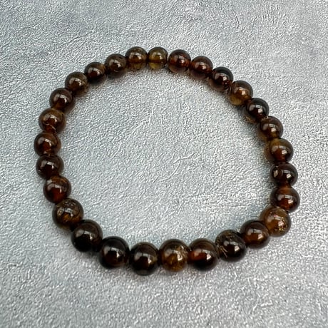 ネパール産🇳🇵ヒマラヤドラバイトトルマリン ブレスレット6mm内径14/Nepal Himalayan dravite tourmaline Bracelet