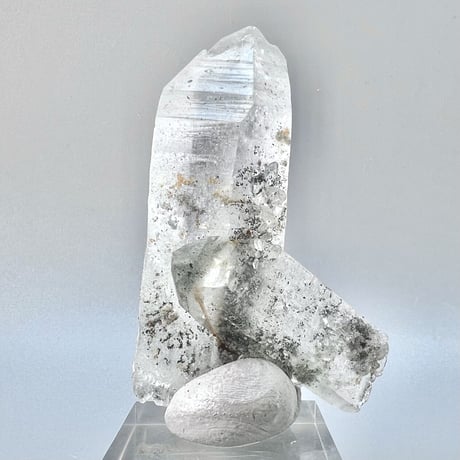 【マナスル産】クローライトイン天然ヒマラヤ水晶ポイント/Manaslu Chlorite in Himalayan Quartz Point