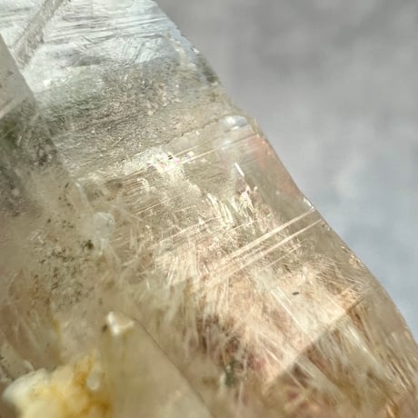 【ガネッシュヒマール産】アクチノライト&クローライトイン天然ヒマラヤ水晶/Ganesh Himal Actinorite&Chlorite in Himalayan Quartz