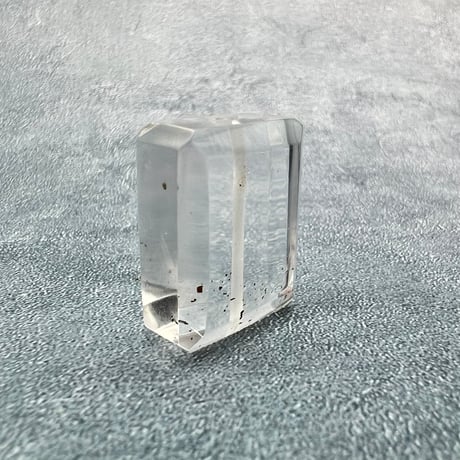 【ガネッシュヒマール産】天然ヒマラヤ水晶"手磨き加工"スクエアビーズ①/Ganesh Himal  Himalayan Quartz Square Beads