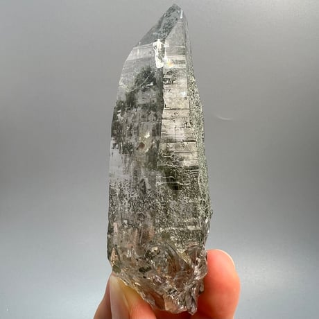 【ガネッシュヒマール産】クローライトイン天然ヒマラヤ水晶/Ganesh Himal Chlorite in Himalayan Quartz