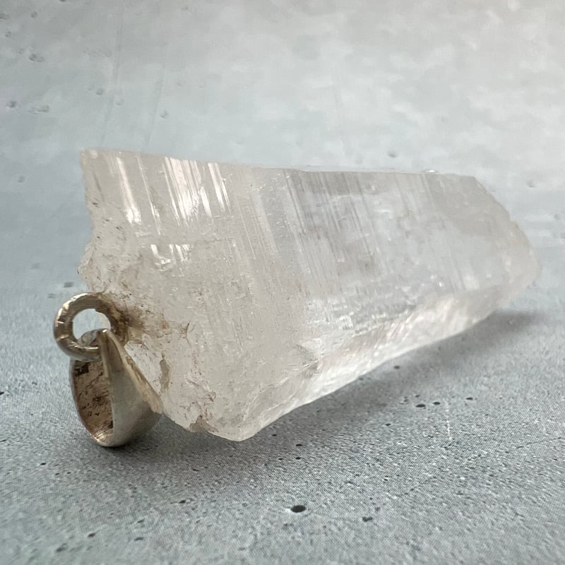 夢幻品質　ヒマラヤ幻の聖山　カイラス水晶のプレミアムミラーカットペンダントトップ カイラス産】天然ヒマラヤ水晶バチカン付きペンダントトップ③