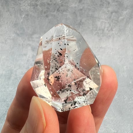 【ガネッシュヒマール産】雲母入り天然ヒマラヤ水晶 ペンダントトップ Ganesh Himal Mica in Himalayan Quartz  Pendant Top