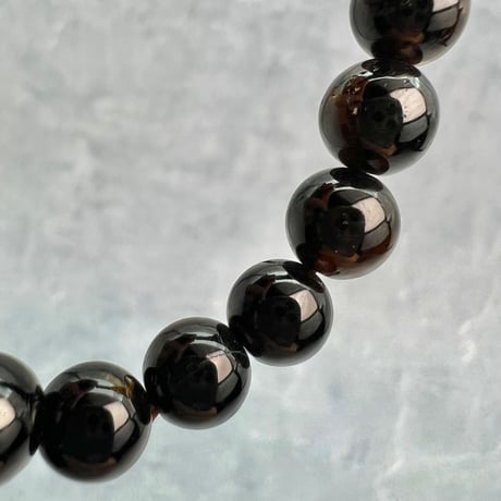 ネパール産🇳🇵ヒマラヤドラバイトトルマリン ブレスレット7mm内径16/Nepal Himalayan dravite tourmaline Bracelet