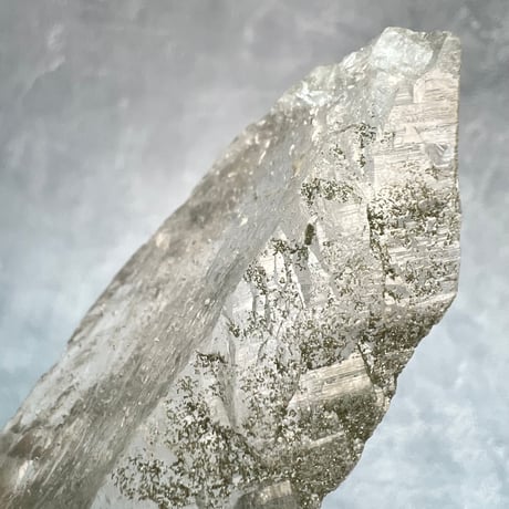 【ガネッシュヒマール産】クローライトイン天然ヒマラヤ水晶/Ganesh Himal Chlorite in Himalayan Quartz