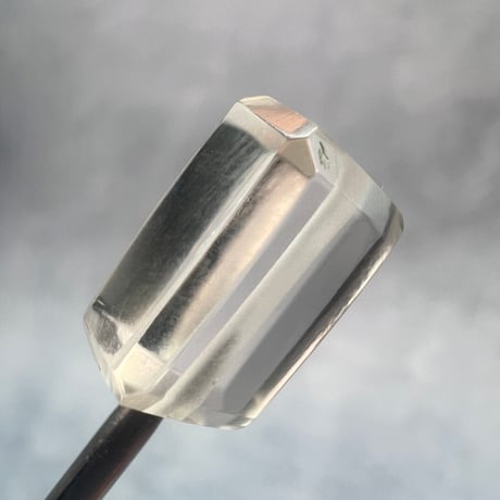 【ガウリシャンカール産】天然ヒマラヤスモーキークォーツ"手磨き加工"スクエアビーズ⑤/Gaurishankar Himalayan Smoky Quartz Square Beads